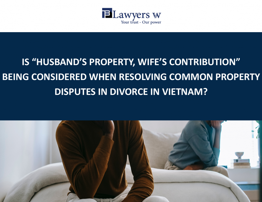 husband's property wife's contribution