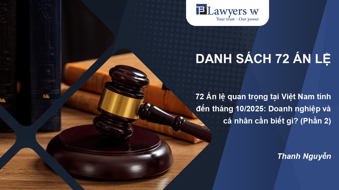 Danh sách 72 Án lệ tại Việt Nam