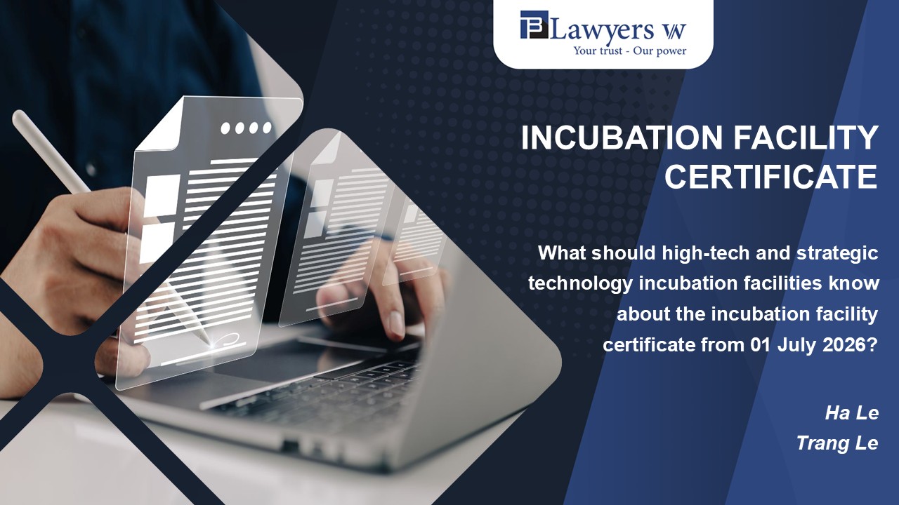 Incubation Facility Certificate